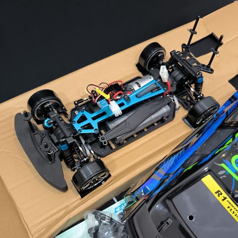 FREE ONGKIR RC DRIFT HSP 94123 FLYING FISH BRUSHED RC DRIFT FF SKALA 1:10 RTR FULL PROPORTIONAL RC C