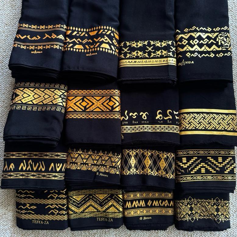 Ready Sarung Lontara Khas Bugis Sulawesi - Sarung Kekinian Pria Dewasa - Sarung Terlaris Original 10