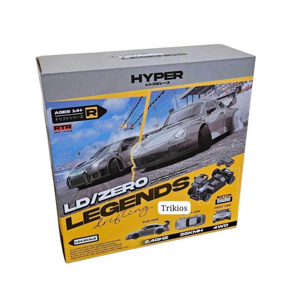 FREE ONGKIR RC MODEL BARU MAINAN MOBIL RC REMOTE CONTROL RC DRIFT LD/ZERO MODEL RWB PORCHE 993 SKALA