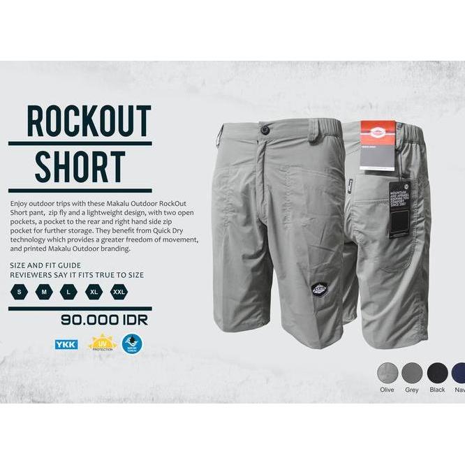 Celana Pendek Makalu Celana Pendek Makalu Rock Out