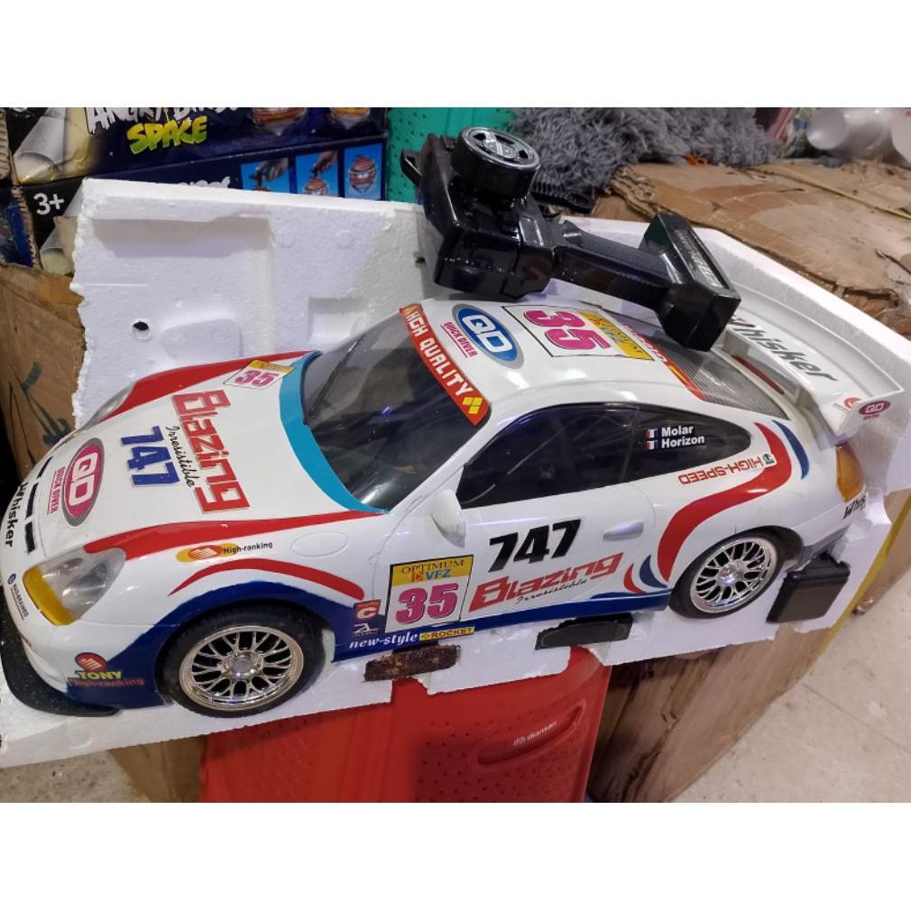 DISKON RC MOBIL REMOTE CONTROL PORSCHE 911 SKALA 1:10 HARD BODY