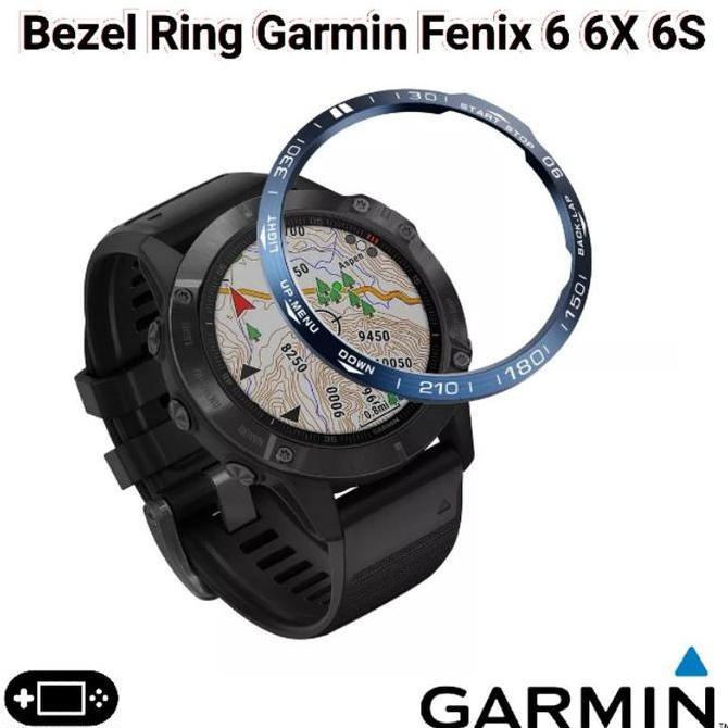 Bezel Ring Garmin Fenix 6 6X 6S Cover Metal Case Frame Pro Sapphire