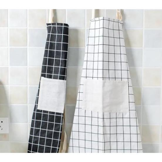 CELEMEK MASAK APRON MASAK KOREAN STYLE MINIMALIS KEKINIAN MURAH