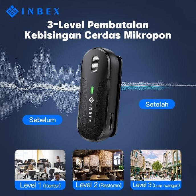 INBEX Wireless Microphone Lavalier Microphone Bluetooth