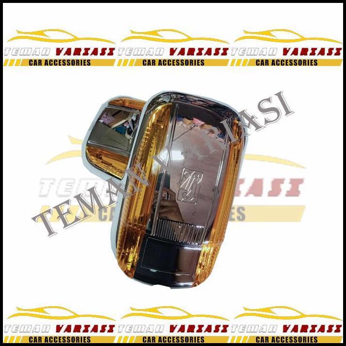 TERLARIS COVER SPION MIRROR BATOK SPION MOBIL MITSUBISHI CANTER 1 SET KUNING !!!!!!
