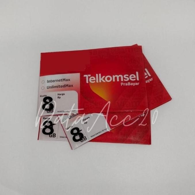 Perdana Telkomsel 3GB, 8GB, 35GB Simpati Kuota Data Internet