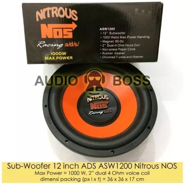 Promo Speaker Subwoofer 12 Inch Ads Asw1200 Nitrous Nos 12Inch Ads Nitrous Nos Asw 1200 12"