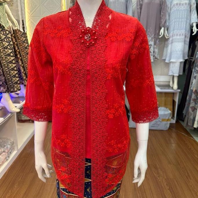 Kebaya katun organza polos CM