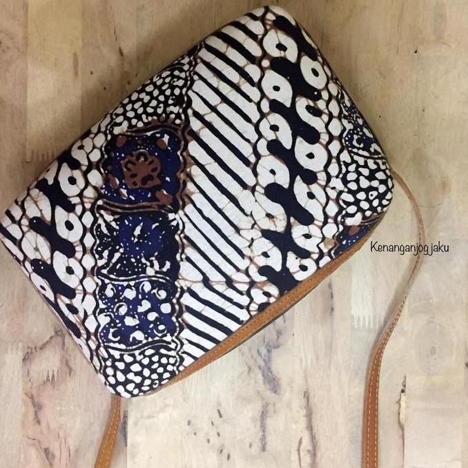 Batari Bag | Cod Tas Selempang Batik Dan Kulit Sapi Etnik Estetik LM