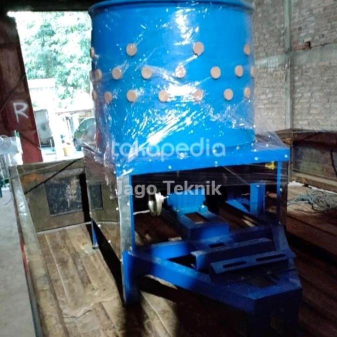 @@@@] Mesin Cabut Bulu Ayam 5 - 7 Ekor Plastik Stainless Gear Box Gardan