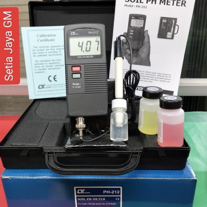 Hits Lutron Ph-212 Soil Ph Meter - Alat Ukur Ph Tanah, Daging, Cream, Makanan
