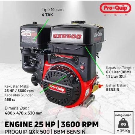 +%+%+%] Engine Pro-Quip RATO USA QXR500 - 25HP PROQUIP