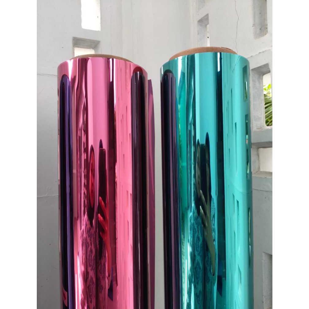 DISKON STICKER KACA FILM SILVER BLUE, SILVER MERAH, SILVER HIJAU, SILVER GOLD / KACA FILM MERK PRO A