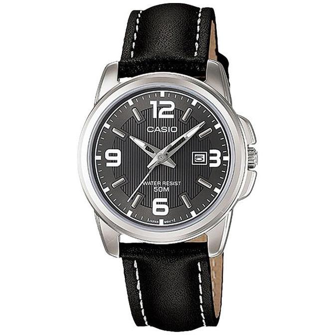 Jam Tangan Wanita Casio Standard LTP-1314L-8AVDF LTP1314 LTP-1314L Enticer Black Leather Band