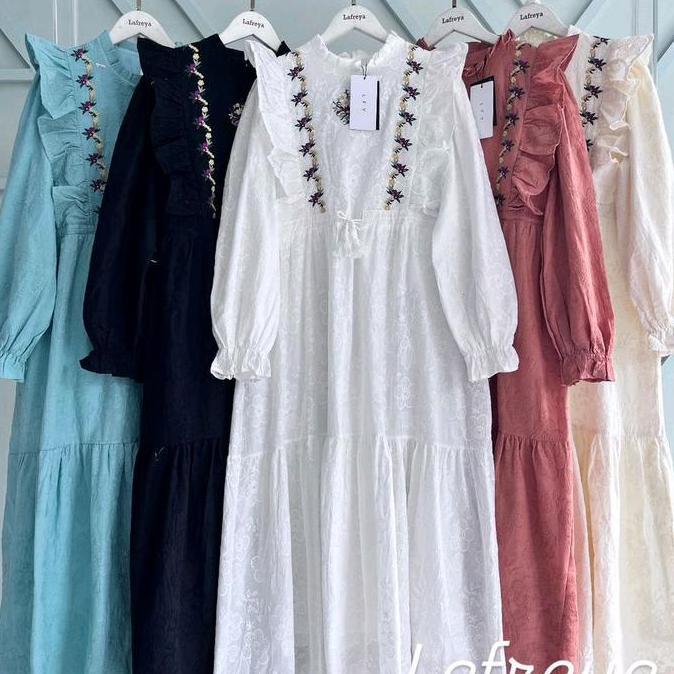 New Gamis Havana Lfy Premium Import Bkk Promo Lebaran