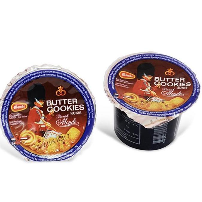 ENAK Monde Butter Cookies Cup 27gr x 12pcs LM