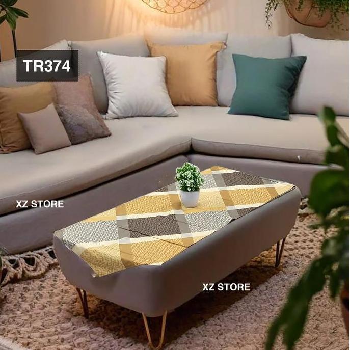 Taplak Meja Sofa / Meja Tamu ukuran 120x40 Kain Katun