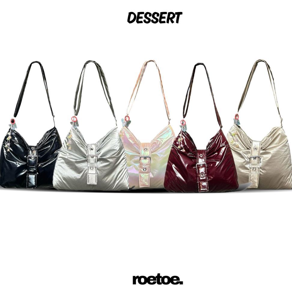 Dessert slingbag puffy with charm | Tas slempang 2 in 1 | Tas bahu by roetoe