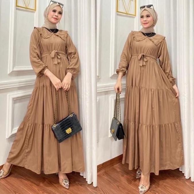 GAMIS NOORA JUMBO REMPEL SUSUN KATUN RAYON