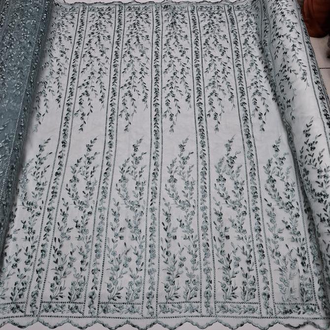 KAIN ORGANZA MOTIF/KAIN ORGANZA BORDIR/ORGANZA MOTIF PREMIUM SAPTO KODE 1380