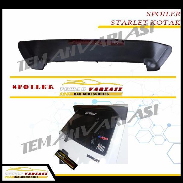 DISKON SPOILER MOBIL STARLET KOTAK/ TOPI BELAKANG MOBIL STARLET KOTAK 