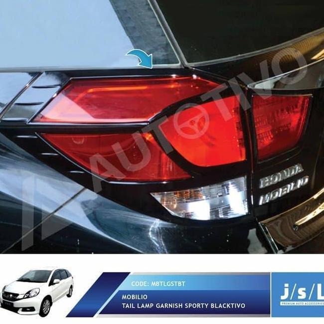 Garnish Lampu Belakang Hitam Mobilio