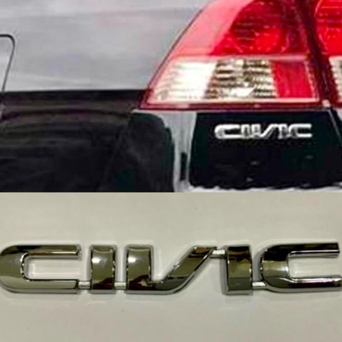 Emblem Civic Honda Tahun 01 Es 02 03 04 05