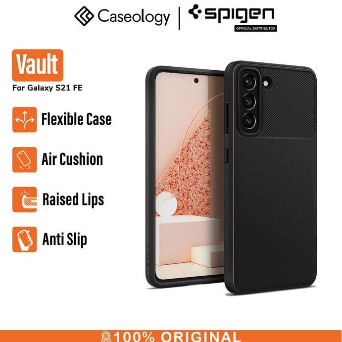 Case For Samsung Galaxy S21 FE Caseology Vault Silicone SoftCase For Casing