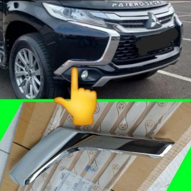 Sedia Garnish Bemper Sport 2016 Depan Pajero 2016-2022