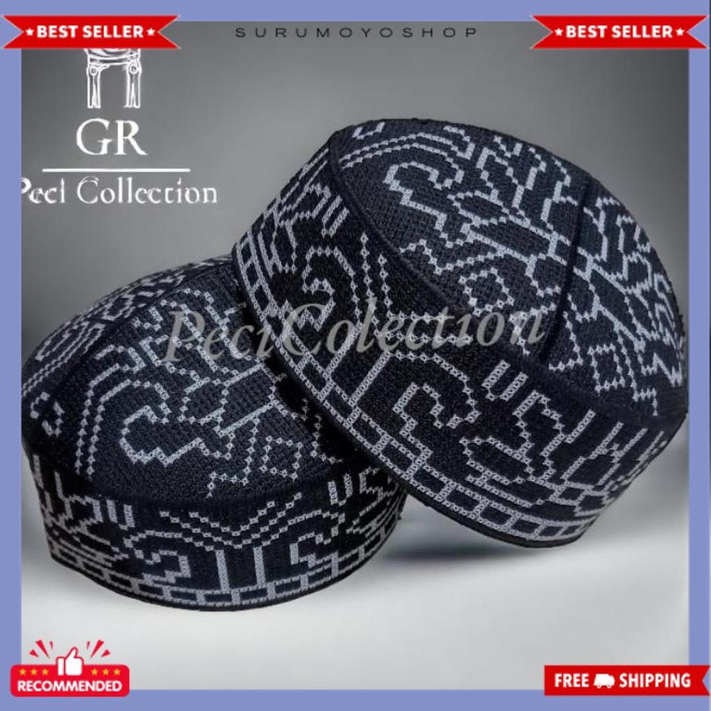 Bisa Cod Peci Kopiah Songkok Pakistan Ovais Full Bordir Peci Pakistan Ovais Terlaris Peci Kopiah Dew