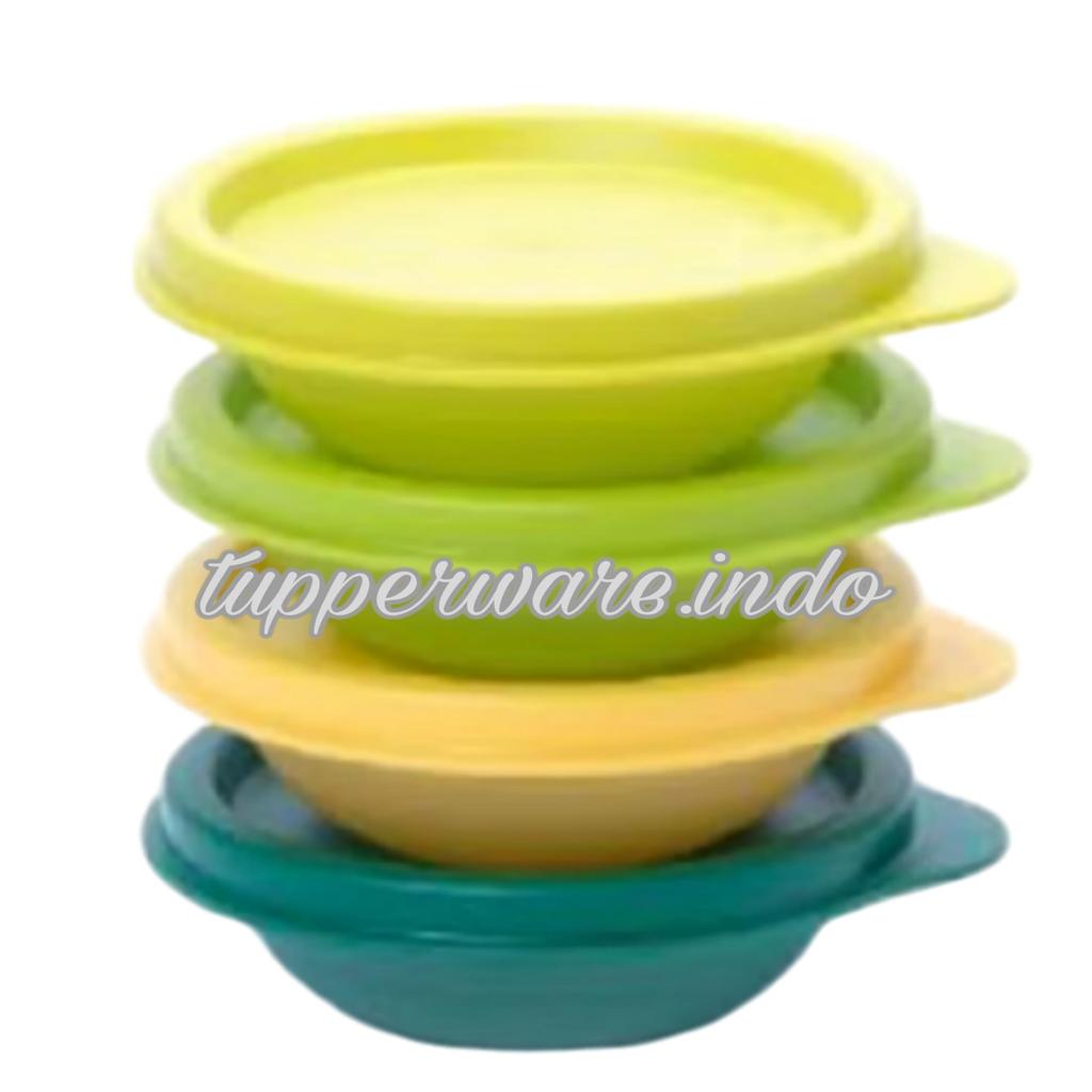 Tupperware Cereal Bowl Mini 1Pc Wadah Mpasi Kecil Toples Kue Snack Wadah Bekal Plastik Upin Ipin Sna
