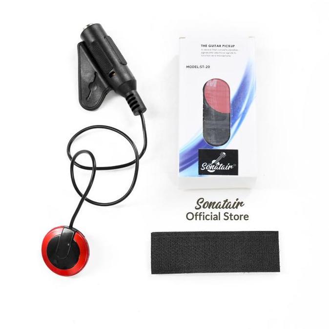 Sonatair Pickup Spul Gitar Tempel ST01 Untuk Gitar, Bass, Violin, Biola & Alat Musik Lainnya