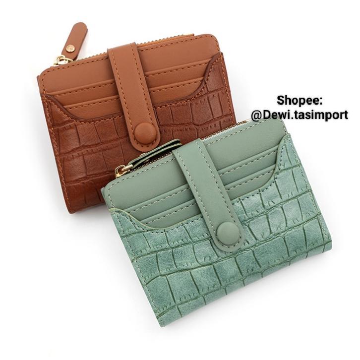 Flash Sale (Import Korea) Dompet Lipat Wanita Dompet Kecil Wanita Dompet Mini Wanita Dompet Kartu Wa