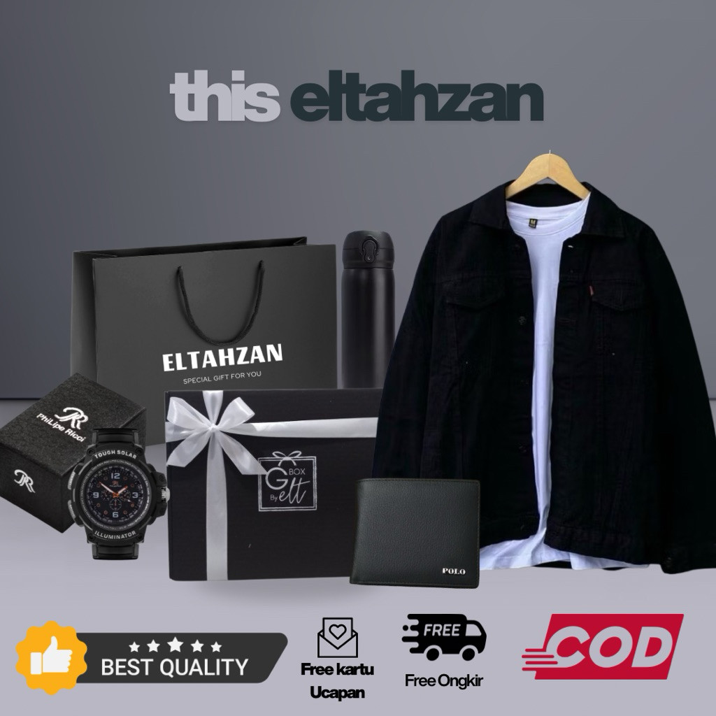 Gift Box Jeket Levis Original Hampers Cowok Premium Gift Box Aesthetic Hadiah Ulang Tahun