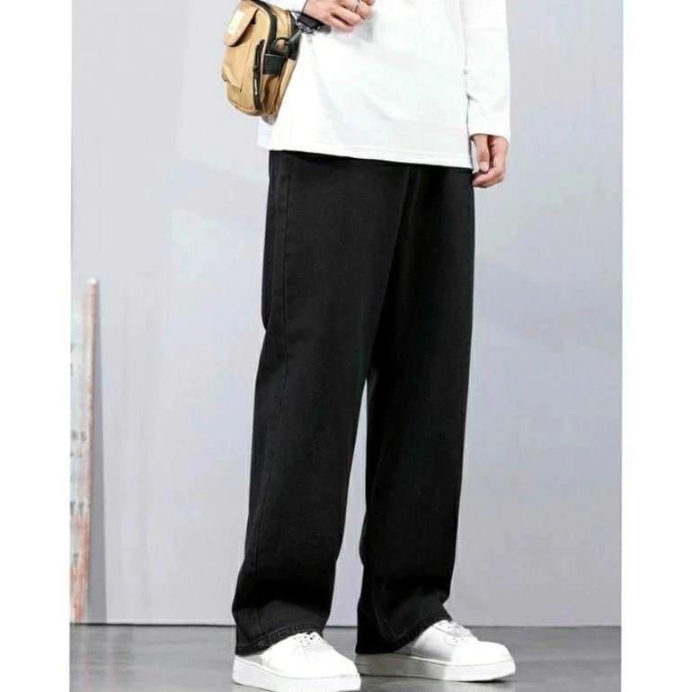 Official Celana Jeans Pria Korean Style/Celana Jeans Kulot Pria/Celana Jeans Pria Gombrong