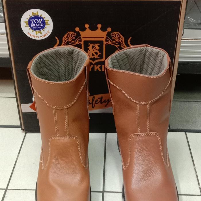 Sepatu Safety King KWD 805 hitam/coklat /Sepatu Safety Kings