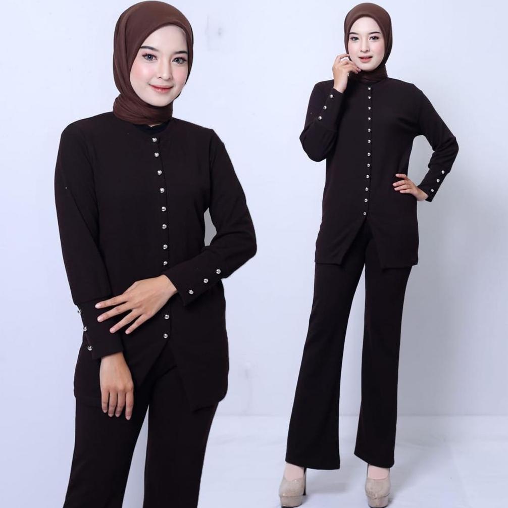 stelan celana lebaran 2026 - oneset knit premium