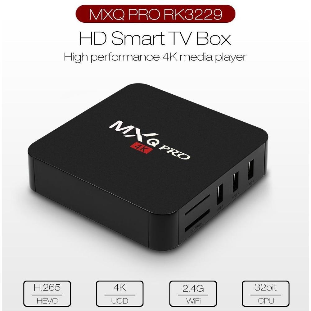 CUCI GUDANG 2026 Androit TV Box MXQ Pro 4K HD  2.4G WIFI 16G+512G Smart TV 4K Box Ultra HD 4K Set To