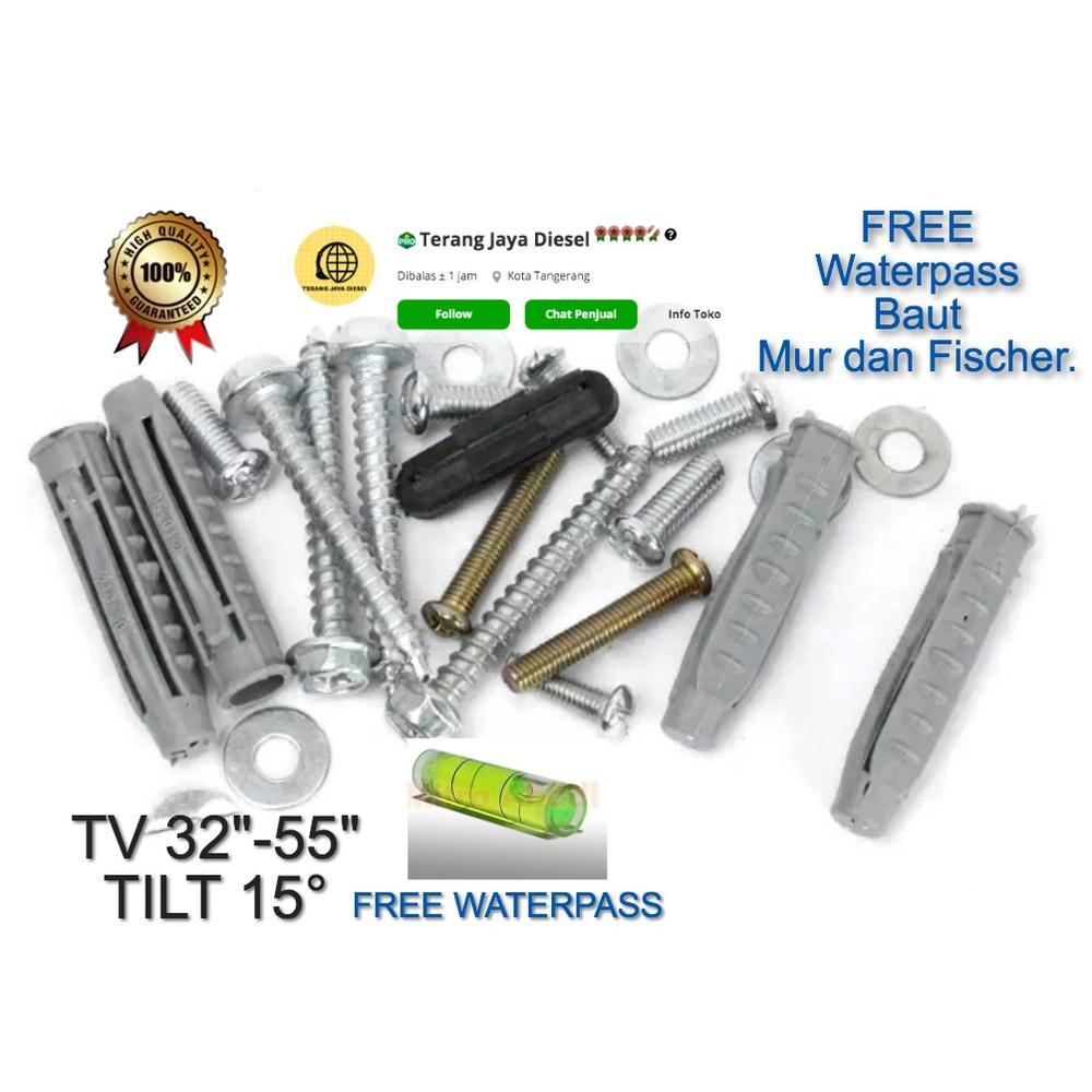 BESTPROMO Bracket Braket Breket LED TV 32 inch - 55 inch Braket TV LED