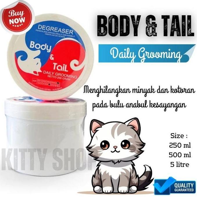 Body & Tail daily grooming degreaser, moonlight shampoo
