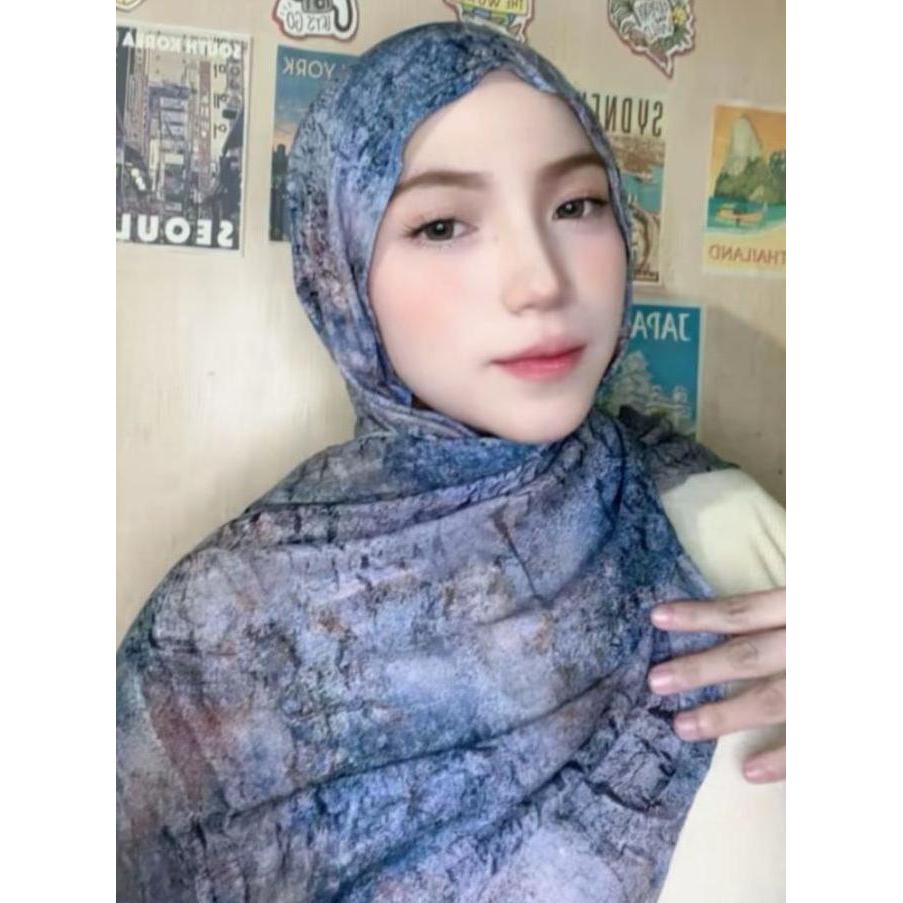 Premium Motif Viscos Pashmina Elegant Series, Limited Edition Sblink.hijab NS