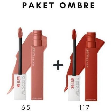 MAYBELLINE SUPERSTAY MATTE INK PAKET OMBREE MATTE INK