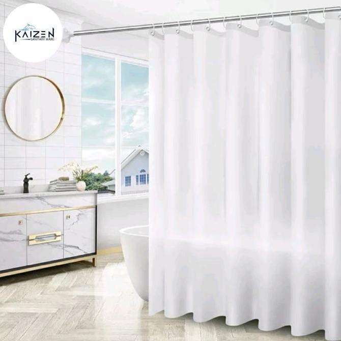 Shower Curtain /Tirai kamar Mandi Tebal Waterproff/Curtain KS