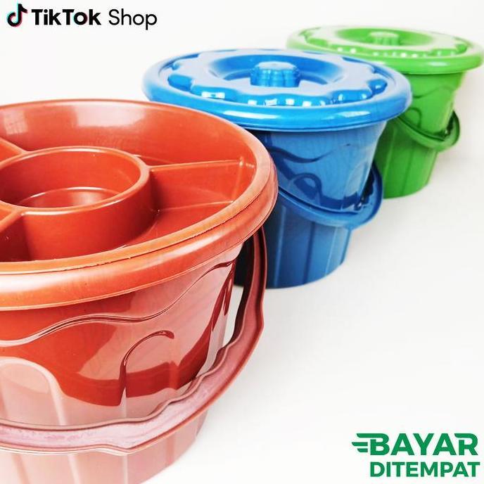 [12 PCS] Ember Samir / Ember Timba / Bkul Hajatan Lusinan/ Ember Tutup Plastik NS