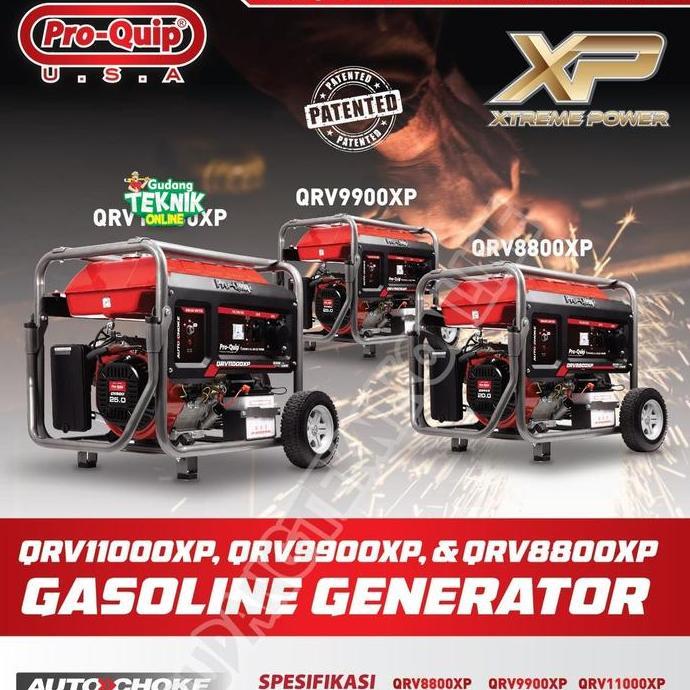 Genset Listrik 5500W 7500W 8500W PROQUIP QRV8800XP QRV9900XP QRV11000XP XTREME POWER / Power Generat