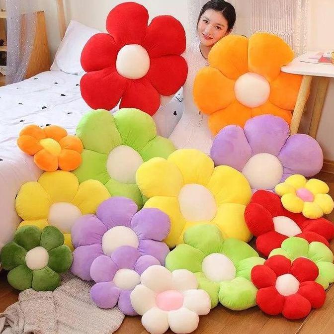 Bantal Sofa Ruang Tamu / Bantal Sofa / Bantal Kursi Ruang Tamu / Bantal Bunga Silikon / Bantal Bunga