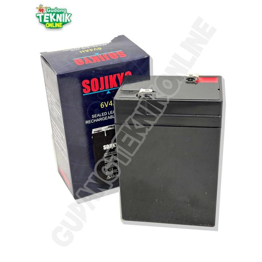 BATERAI (SOJIKYO) 4V 6V 4.5Ah Timbangan Duduk Digital 30Kg 100Kg 150Kg 300Kg NANKAIi WESCO PROQUIP M