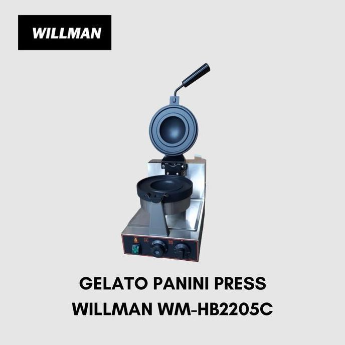 Mesin Ufo Burger Gelato Ice Cream Panini Bun Press Es Krim dalam Roti