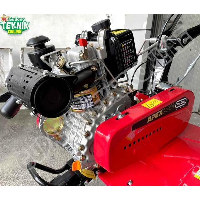 Mesin Traktor Mini PROQUIP APEX800D DIESEL SOLAR VBELT / Mesin Cultivator Bajak Sawah Kebun Ladang B