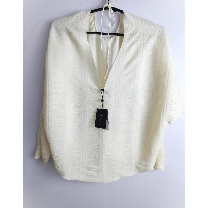 Massimo Dutti Pleated Original Massimo Dutti Pleated Blouse - Size S